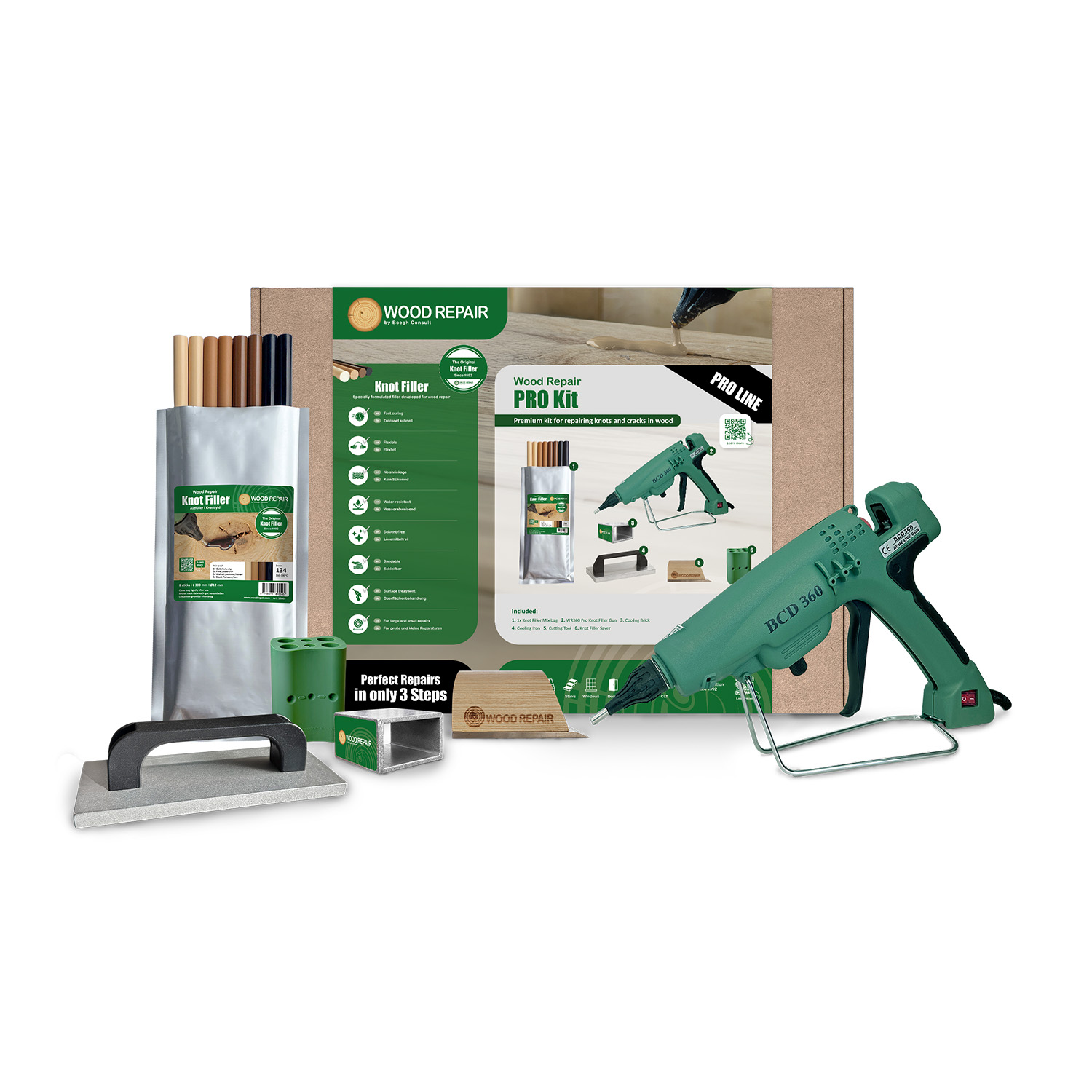 Wood Repair PRO Kit