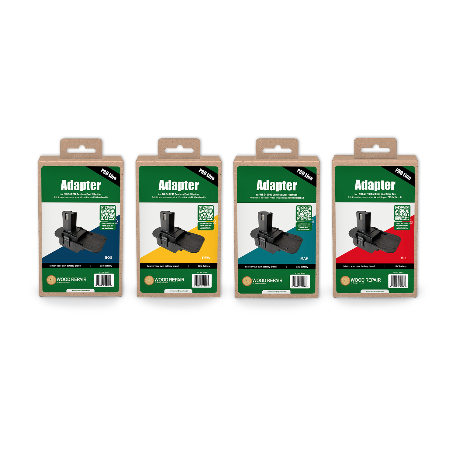 Adapter til WR 540 PRO Cordless Knot Filler Gun